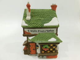 Heritage Village Dickens Series T.Wells Fruit & Spice Porcelain House IOB alternative image