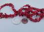 Artisan Red Coral & Pink Shell Jewelry image number 8