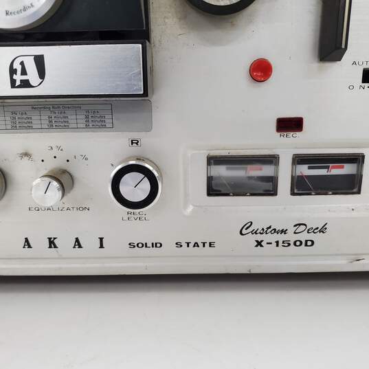 Akai Solid State Cross Field Custom Deck X-150D Vintage Tape Recording  System - Untested