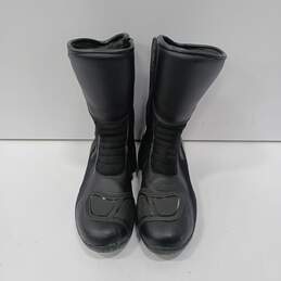 Tourmaster Men's Black Leather Riding Boots Size 8