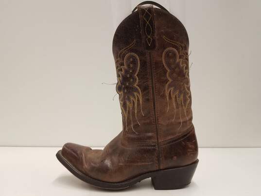 Ladero 52034 Women Boots Brown Leather Size 7.5M image number 2