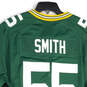 Mens Green V-Neck Green Bay Packers Smith #55 Football NFL Jersey Size L image number 4