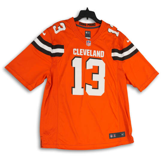 Men's Orange Cleveland Browns Odell Beckham #13 Football NFL Jersey Sz XXL image number 1