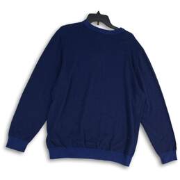 NWT Vineyard Vines Womens Blue Crew Neck Long Sleeve Pullover Sweater Size XL alternative image