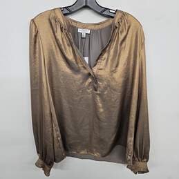 Current Air Los Angeles Metallic Blouse