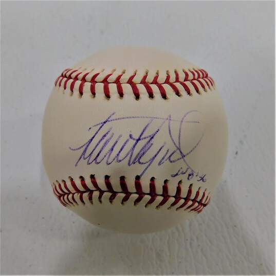 Paul Byrd Autographed Baseball w/ COA Cleveland Indians image number 1