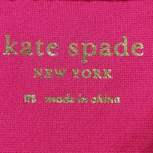 Kate Spade Women's Pink Boat Neck Ponte Dress Size M NWT image number 4