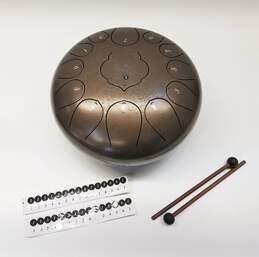 Unbranded Metal Tongue Drum With Bag and Mallets