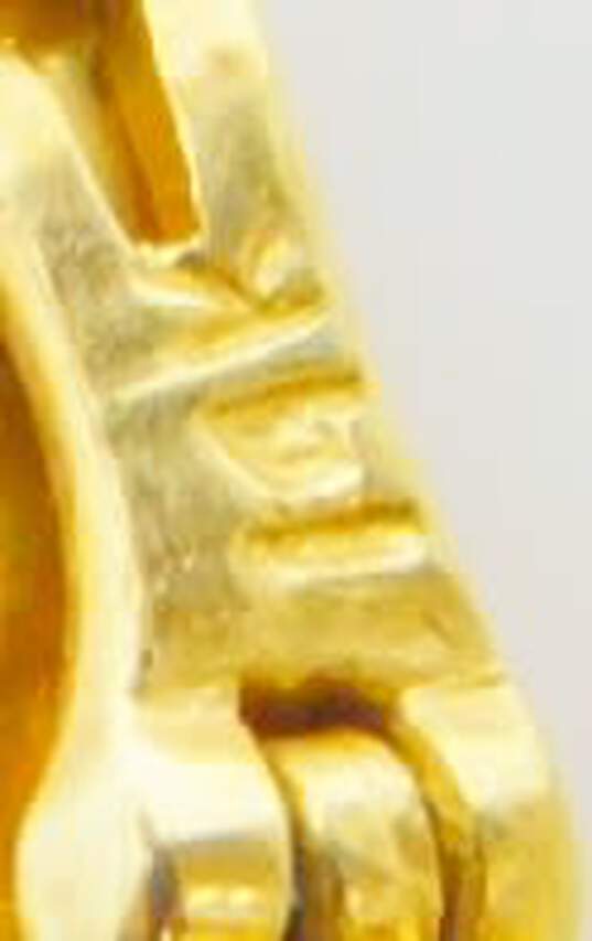 14K Yellow Gold Peridot Link Bracelet 11.8g image number 4