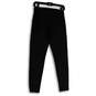 Womens Black Regular Fit Flat Front Stretch Ankle Pants Size Small image number 3