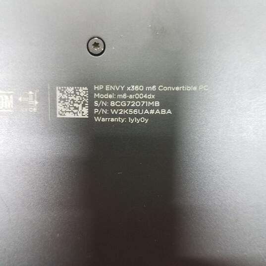 NO DISPLAY HP ENVY 15in x360 M6 AMD FX 7th Gen CPU 8GB RAM NO HDD image number 9