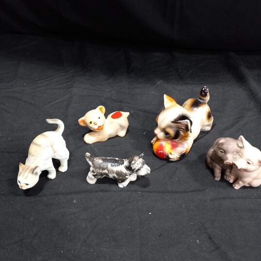 Mixed Lot of Vintage Ceramic Animal Figurines image number 1