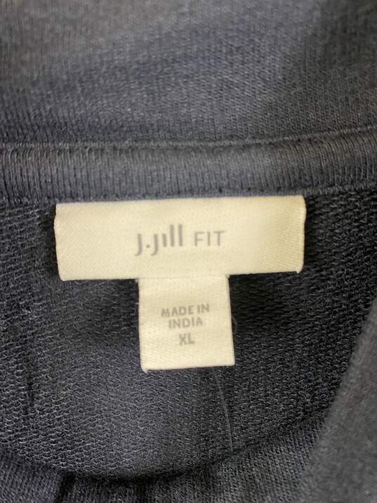J. Jill Fit Women Blue Mock Turtleneck Top XL NWT image number 3