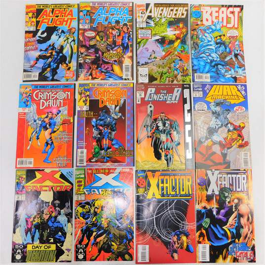 Marvel 1990's Modern Age Comic Lot New Warriors, X-Factor, & More image number 3