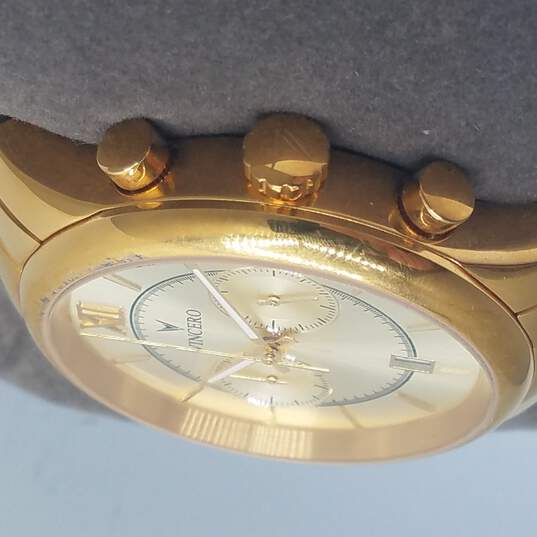Vincero The Bellwether Gold Tone Chronograph Watch image number 3