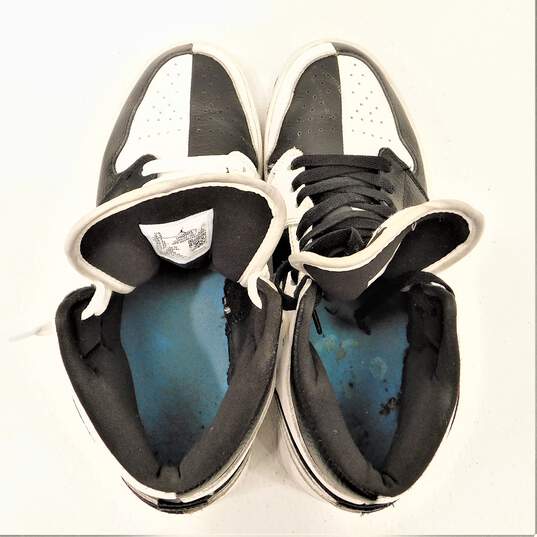Air Jordan 1 Mid Split Black White Women's Shoe Size 9.5 image number 3