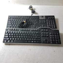 Lot of Two Used Dell  USB PC Keyboards