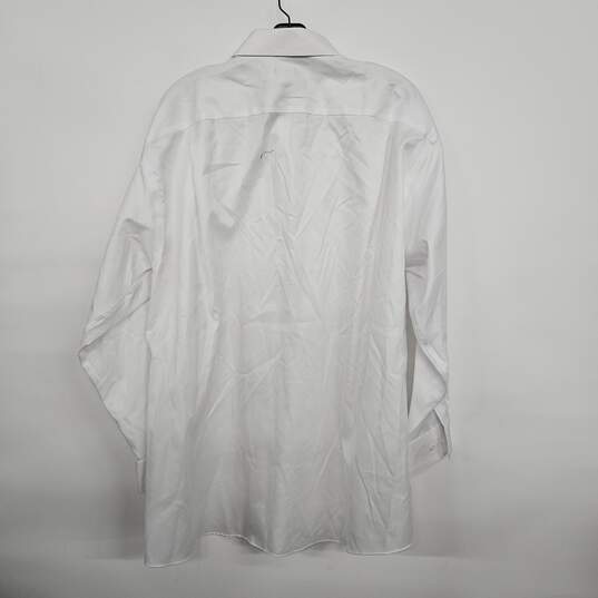 White Collared Button Up Long Sleeve Dress Shirt image number 2