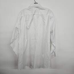White Collared Button Up Long Sleeve Dress Shirt alternative image