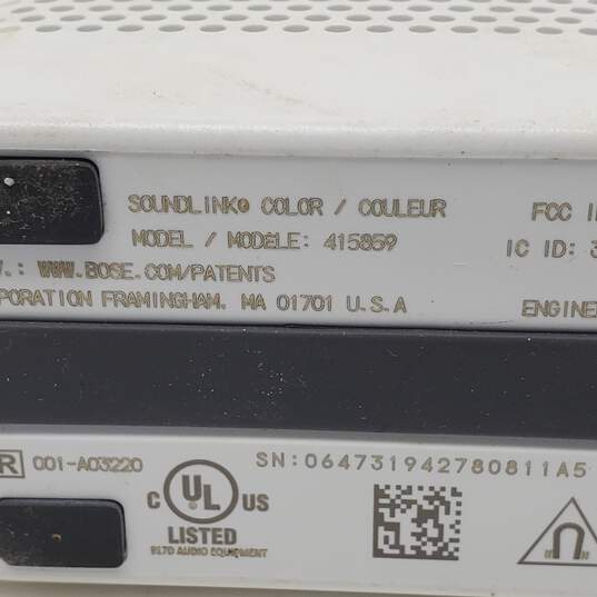 Bose White Soundlink Color Bluetooth Speaker image number 5