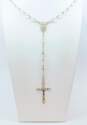 Vintage Icy Aurora Borealis Rosary Prayer Beads 45.2g image number 2