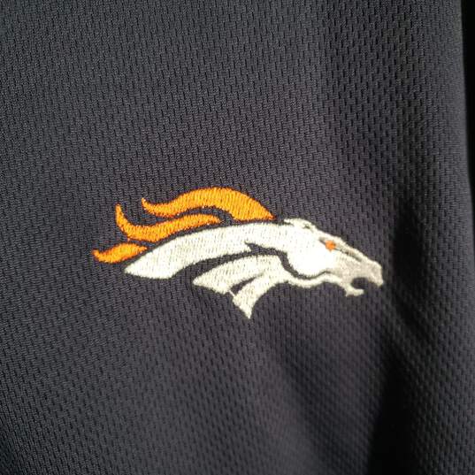Mens Denver Broncos Team Apparel Collared Football-NFL Polo Shirt Size 3XT image number 3