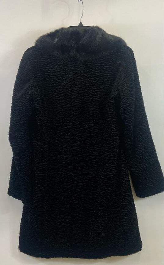 Kristen Blake Women's Black Faux Fur Coat - Size SM image number 2
