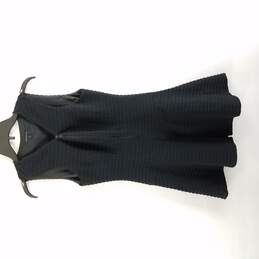 Theory Women Black Sleeveless Mini Dress XS 2