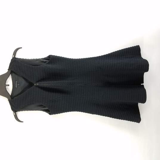 Theory Women Black Sleeveless Mini Dress XS 2 image number 1