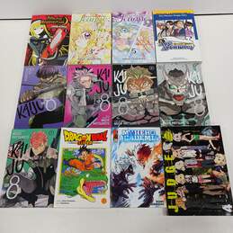 Lot of 12 Manga Paperback Books Comics Anime alternative image