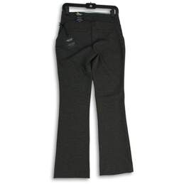 NWT Womens Dark Gray Elastic Waist Bootcut Leg Ankle Pants Size Small alternative image