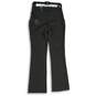 NWT Womens Dark Gray Elastic Waist Bootcut Leg Ankle Pants Size Small image number 2