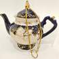 Czech Republic Original Cobalt Handmade Fine Porcelain Teapot & Teacups image number 2