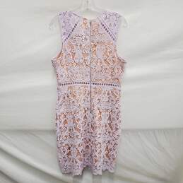 Lulus WM's Dream Life Lavender Lace Bodycon Crochet Midi Dress Size M
