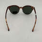 Womens JJ 6009 26 Brown Tortoise UV Protection Half Rim Round Sunglasses image number 3