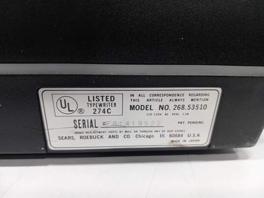 Vintage Sears Best Corrector Electric Typewriter In Case image number 6