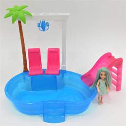 Mattel Barbie Glam Pool W/ Clothing & Easter Chelsea Doll alternative image