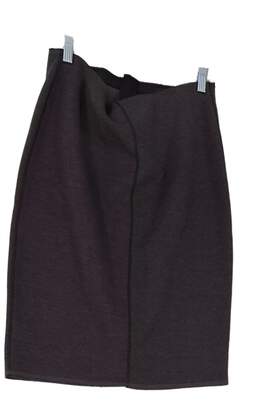 Womens Black Medium Wash Side Zip Casual Pencil Skirt Size 6 alternative image