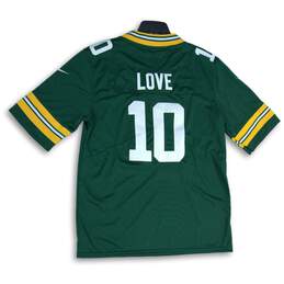 Nike Mens Green Gold Green Bay Packers Jordan Love #10 NFL Players Jersey Size S alternative image