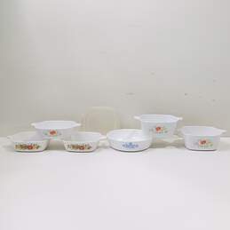 Corning Ware Casserole & Small Frying Pans Assorted 7pc Lot