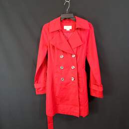 Michael Kors Women Red Jacket Sz Small Petite