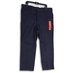 NWT Mens 874 Blue Slash Pockets Flex Original Fit Work Pants Size 40X30
