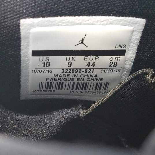 Air Jordan 6 Rings Men's Shoes Black Size 10 image number 7