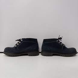 Men's Black Leather Boots Size 10.5 alternative image