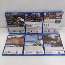 Bundle of 6 Sony PlayStation PS4 Video Games alternative image