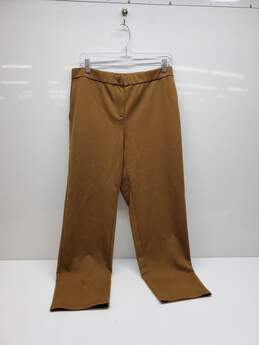 Eileen Fisher Stretch Pants Khaki Size M