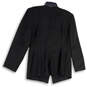 Womens Black Long Sleeve Regular Fit Beaded Embellished Jacket Size 12 image number 2