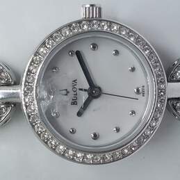 Bulova B1 12021492 Stainless Steel & Crystal Bracelet Watch