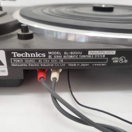 Technics DC Servo Automatic Turntable System SL-B250 Pre-Owned/Parts/Repair image number 5