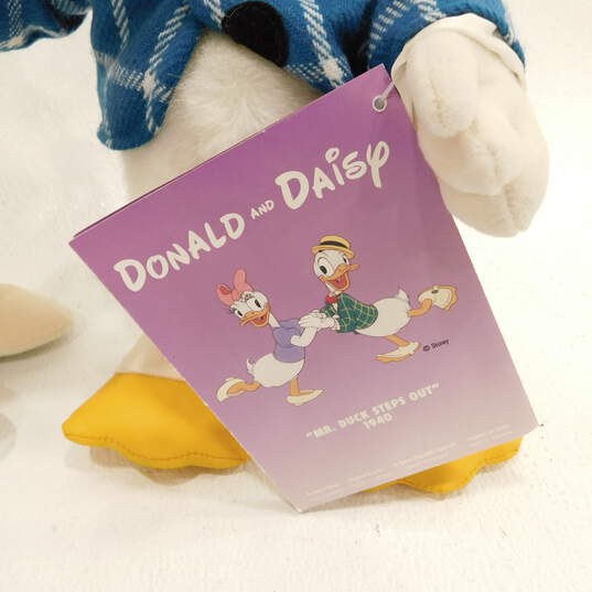 Vintage Disney's Donald and Daisy Duck Commemorative Plush Doll Set image number 5
